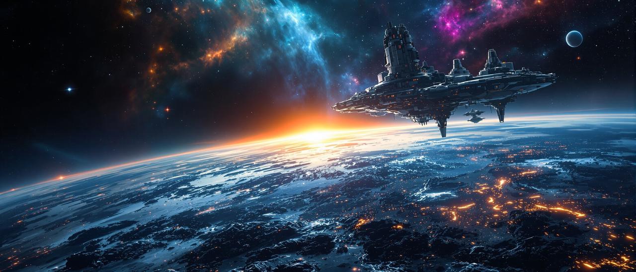 深夜影视独家首播：年度科幻巨制《星际边界》震撼来袭